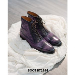 Giày Boot nam cao cấp dáng Oxford cổ cao BT2134 002