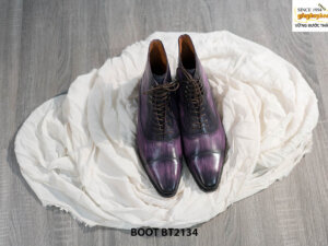 Giày Boot nam cao cấp dáng Oxford cổ cao BT2134 001