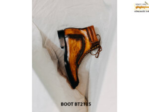Giày da Boot nam buộc dây thủ công handmade BT2135 005