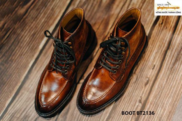 Giày da Boot nam thời trang nam cực ngầu BT2136 001
