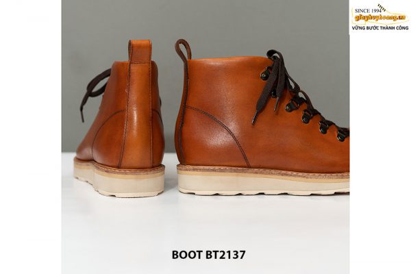 Giày da Boot nam đế bằng cao su sneaker BT2137Giày da Boot nam đế bằng cao su sneaker BT2137 004