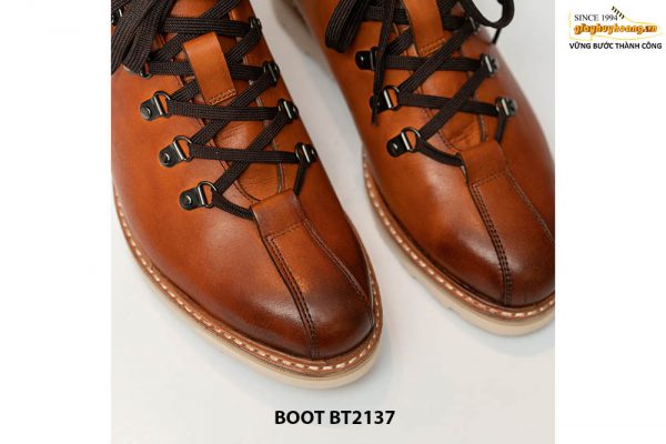 Giày da Boot nam đế bằng cao su sneaker BT2137Giày da Boot nam đế bằng cao su sneaker BT2137 003