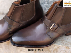 Giày da nam Chukka Boot lai Chelsea BT2141 003