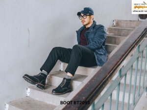 Giày da Boot cổ cao nam thủ công BT2093 004