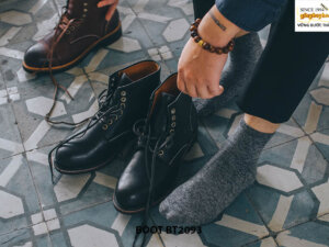 Giày da Boot cổ cao nam thủ công BT2093 001