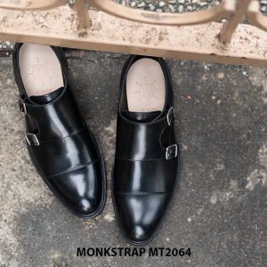 Giày da nam hai khoá mũi tròn Double Monkstrap MT2064 004