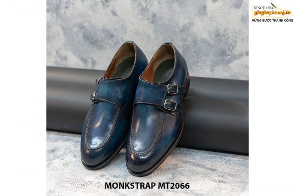 Giày da nam không dây cao cấp Double Monkstrap MT2066 005