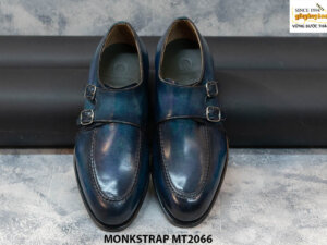 Giày da nam không dây cao cấp Double Monkstrap MT2066 004