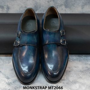 Giày da nam không dây cao cấp Double Monkstrap MT2066 004