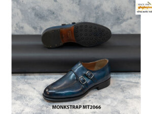 Giày da nam không dây cao cấp Double Monkstrap MT2066 003