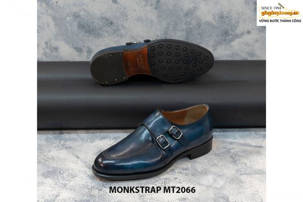 Giày da nam không dây cao cấp Double Monkstrap MT2066 003