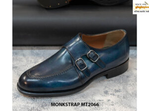 Giày da nam không dây cao cấp Double Monkstrap MT2066 002