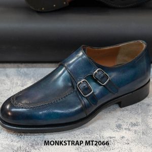 Giày da nam không dây cao cấp Double Monkstrap MT2066 002