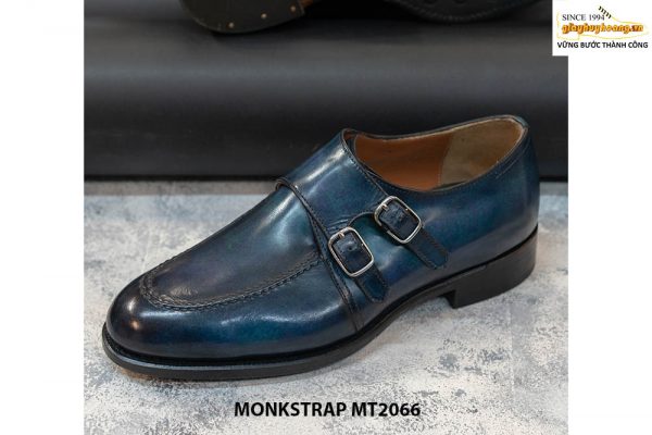 Giày da nam không dây cao cấp Double Monkstrap MT2066 002