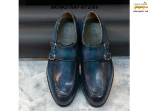 Giày da nam không dây cao cấp Double Monkstrap MT2066 001