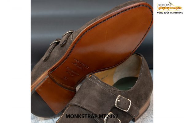 Giày da lộn nam hai khoá Double Monkstrap MT2067 006