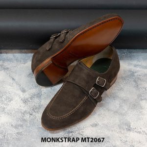 Giày da lộn nam hai khoá Double Monkstrap MT2067 005