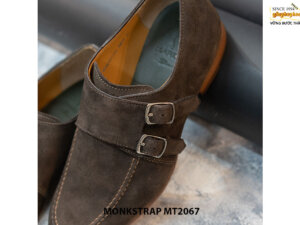 Giày da lộn nam hai khoá Double Monkstrap MT2067 004