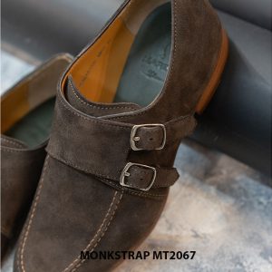Giày da lộn nam hai khoá Double Monkstrap MT2067 004