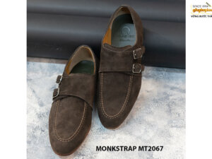 Giày da lộn nam hai khoá Double Monkstrap MT2067 003
