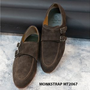 Giày da lộn nam hai khoá Double Monkstrap MT2067 003