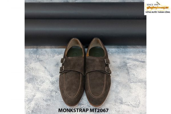Giày da lộn nam hai khoá Double Monkstrap MT2067 001