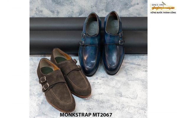 Giày da lộn nam hai khoá Double Monkstrap MT2067 002