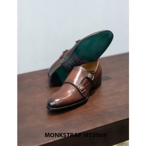Giày da nam thủ công handmade Double Monkstrap MT2069 007