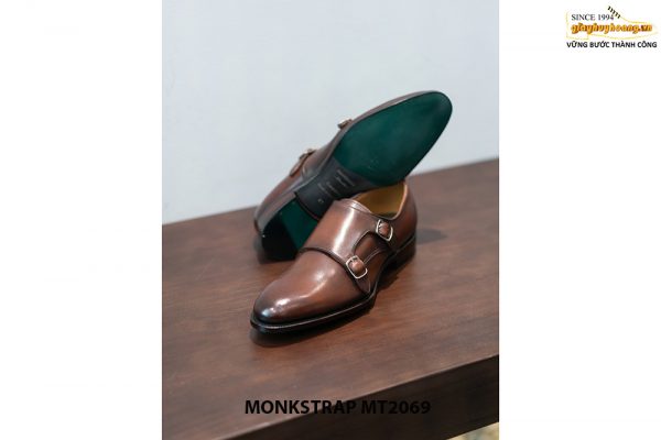 Giày da nam thủ công handmade Double Monkstrap MT2069 007
