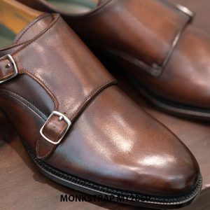 Giày da nam thủ công handmade Double Monkstrap MT2069 006