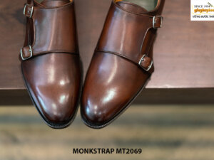 Giày da nam thủ công handmade Double Monkstrap MT2069 005
