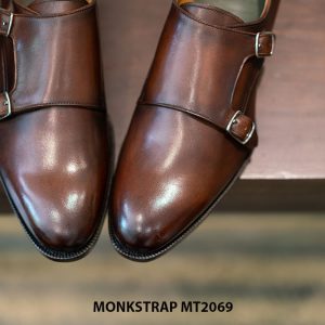 Giày da nam thủ công handmade Double Monkstrap MT2069 005