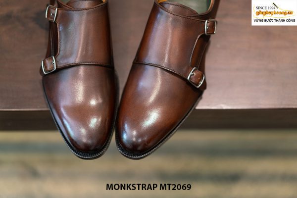 Giày da nam thủ công handmade Double Monkstrap MT2069 005