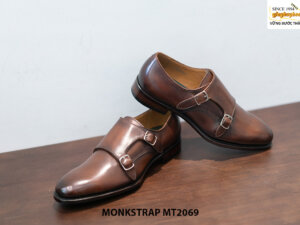 Giày da nam thủ công handmade Double Monkstrap MT2069 004