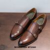 Giày da nam thủ công handmade Double Monkstrap MT2069 001