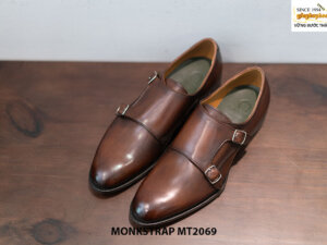 Giày da nam thủ công handmade Double Monkstrap MT2069 001