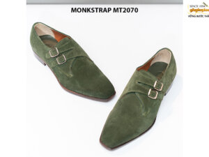 Giày da lộn nam thiết kế độc đáo Double Monkstrap MT2070 006