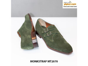 Giày da lộn nam thiết kế độc đáo Double Monkstrap MT2070 004