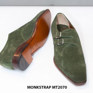 Giày da lộn nam thiết kế độc đáo Double Monkstrap MT2070 003