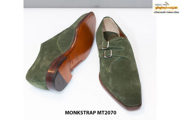 Giày da lộn nam thiết kế độc đáo Double Monkstrap MT2070 003