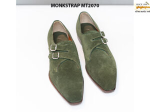 Giày da lộn nam thiết kế độc đáo Double Monkstrap MT2070 001