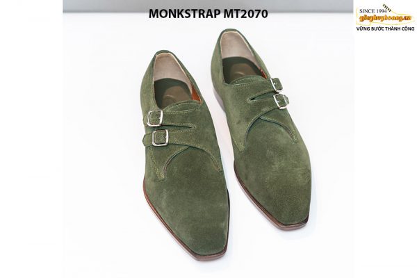 Giày da lộn nam thiết kế độc đáo Double Monkstrap MT2070 001