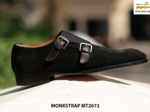 Giày da lộn nam không buộc dây Double Monkstrap MT2072 005