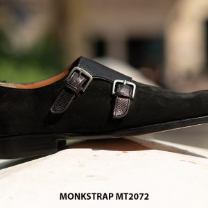 Giày da lộn nam không buộc dây Double Monkstrap MT2072 005
