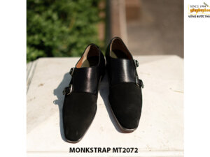 Giày da lộn nam không buộc dây Double Monkstrap MT2072 001