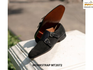 Giày da lộn nam không buộc dây Double Monkstrap MT2072 003