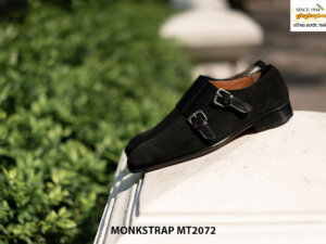 Giày da lộn nam không buộc dây Double Monkstrap MT2072 002