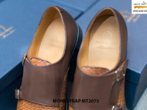 Giày da nam cao cấp đế khâu Double Monkstrap MT2073 003