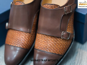 Giày da nam cao cấp đế khâu Double Monkstrap MT2073 002
