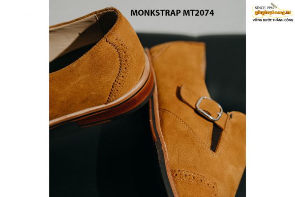 Giày da lộn nam Single Monkstrap MT2074 005